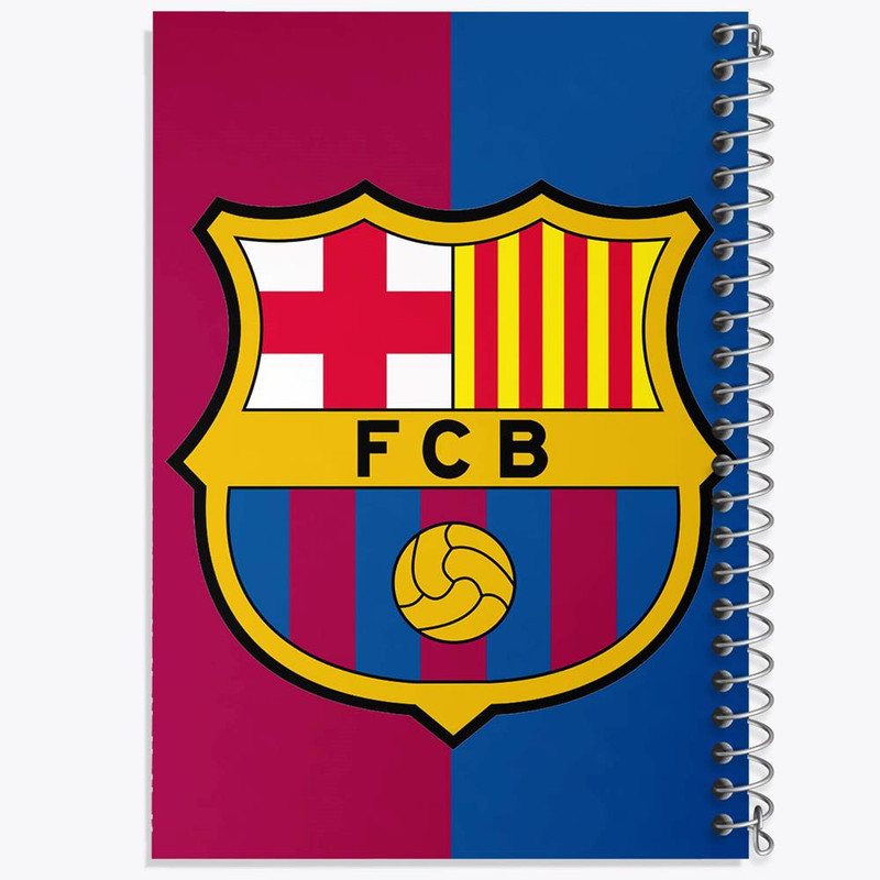 دفتر مشق 50 برگ خندالو مدل باشگاه بارسلونا FC Barcelona کد 2094
