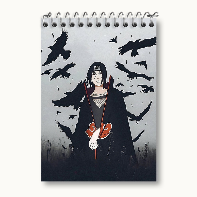 دفتر یادداشت 50 برگ خندالو طرح انیمه ناروتو (Naruto) کد N3610