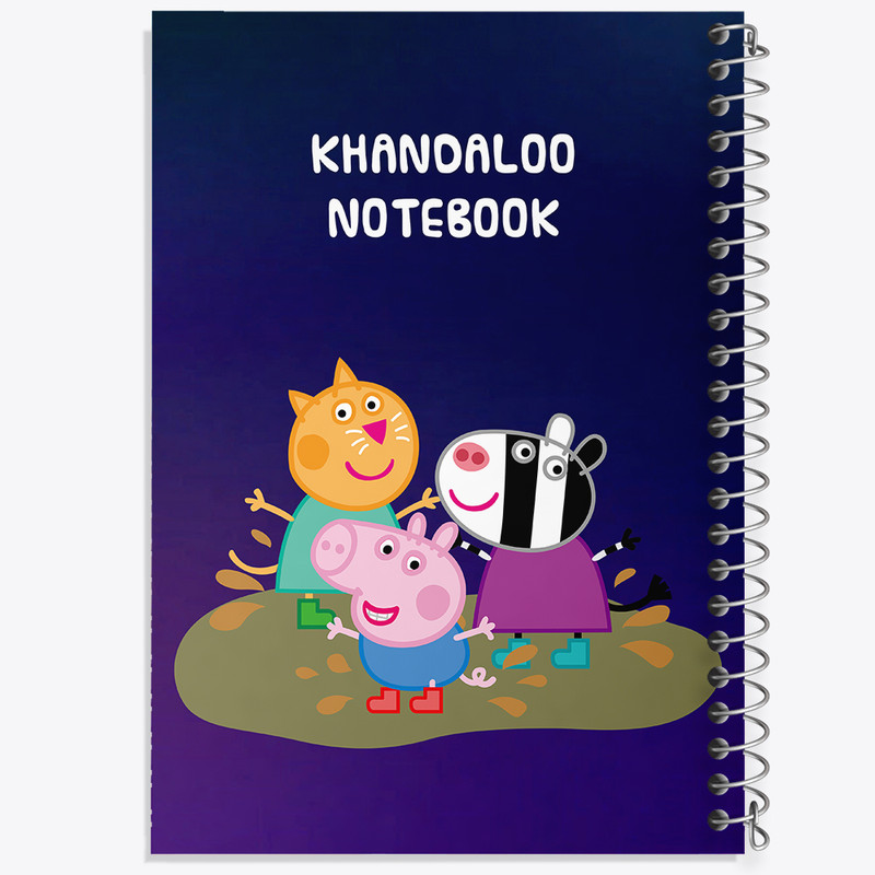 دفتر نقاشی 50 برگ خندالو طرح انیمیشن پپا پیگ (Peppa Pig) کد N9234