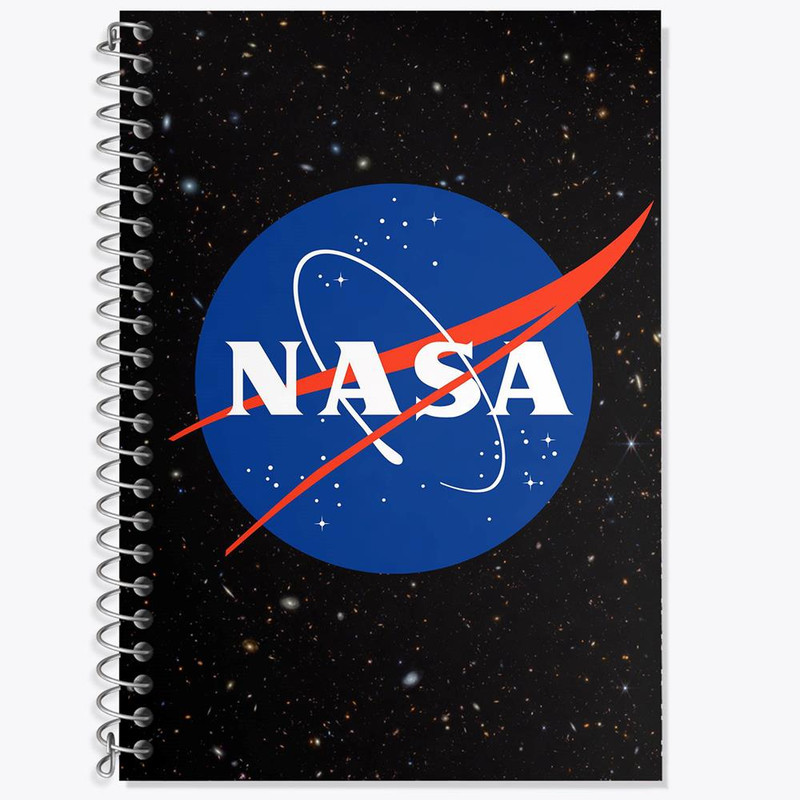 دفتر زبان 50 برگ خندالو مدل دو خط طرح ناسا NASA کد 1936
