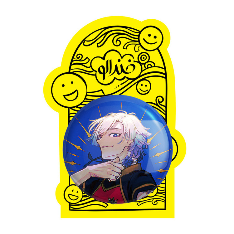 آینه جیبی خندالو طرح سیشیرو انیمه بلو لاک Blue Lock مدل تاشو کد 24401