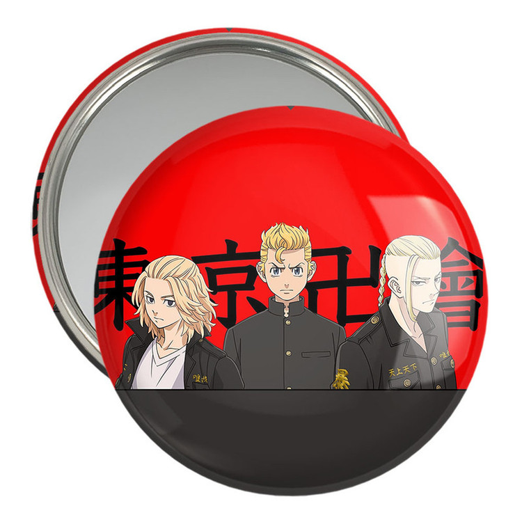 آینه جیبی خندالو مدل مایکی انیمه توکیو ریونجرز Tokyo Revengers کد 10588