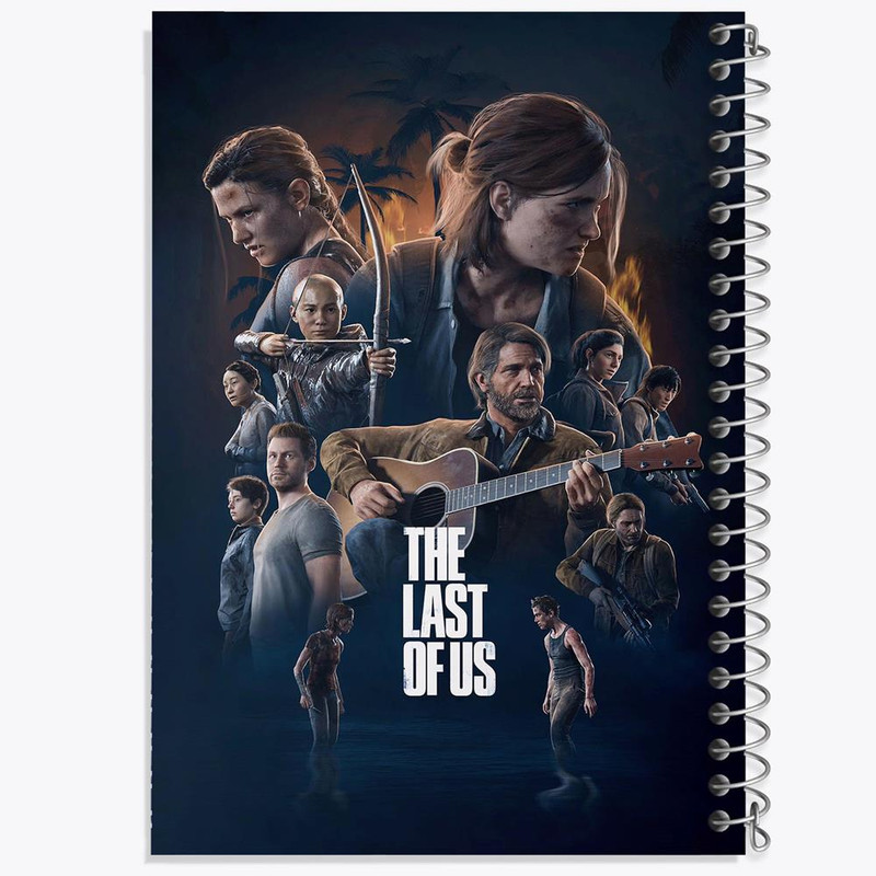 دفتر مشق 100 برگ خندالو طرح The Last Of Us کد 4866