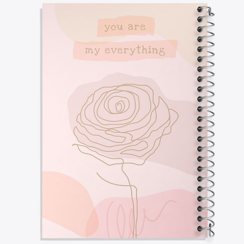 دفتر مشق 100 برگ خندالو طرح You Are My Everything کد F1426