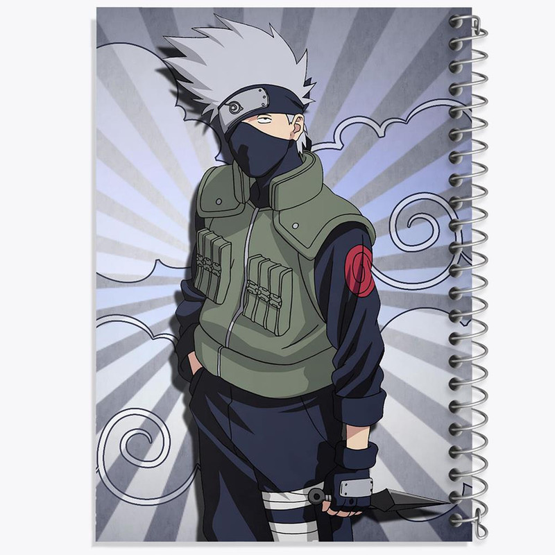 دفتر مشق 100 برگ خندالو طرح هاتاکه کاکاشی انیمه ناروتو Naruto کد 11232