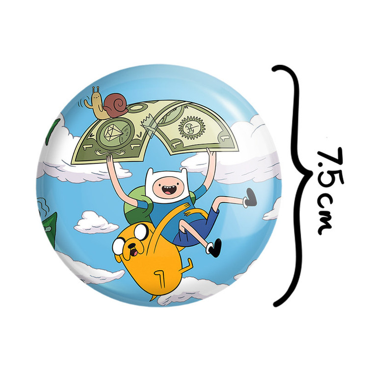 آینه جیبی خندالو مدل جیک و فین وقت ماجراجویی Adventure Time کد 20857