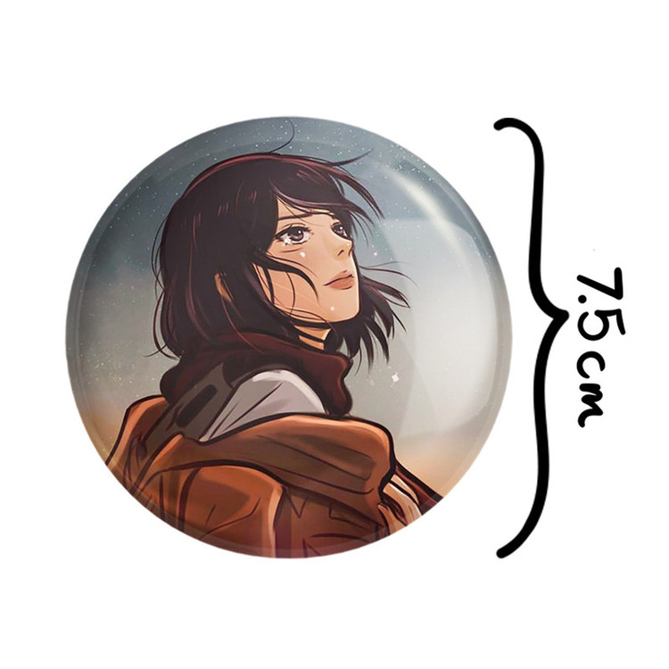 آینه جیبی خندالو مدل میکاسا اکرمن انیمه اتک آن تایتان Attack on Titan کد 18529