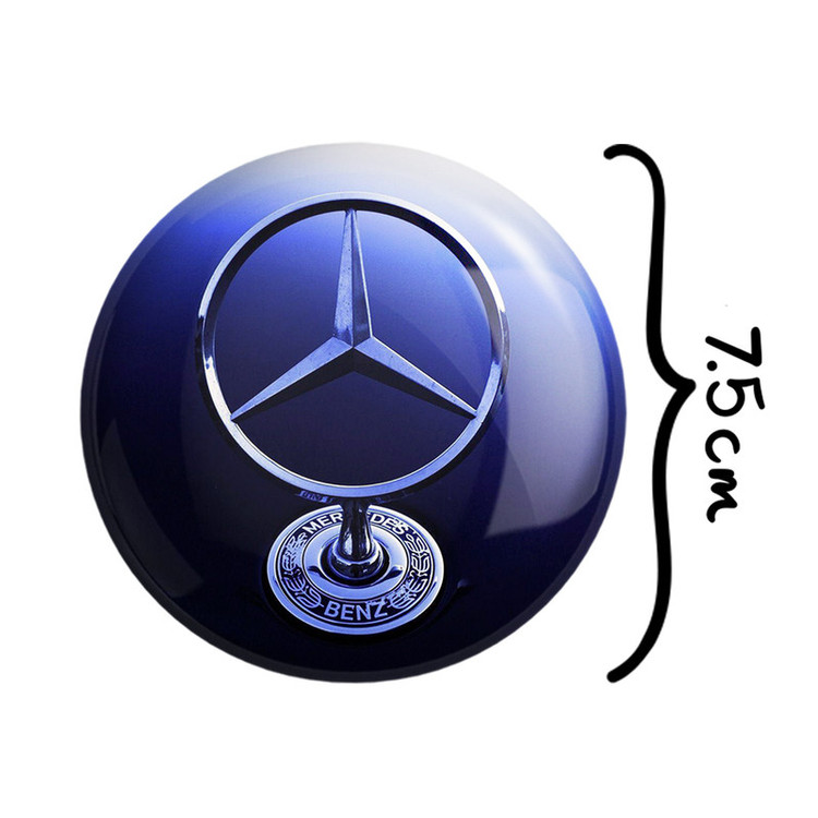 آینه جیبی خندالو طرح مرسدس بنز Mercedes Benz مدل تاشو کد 23506