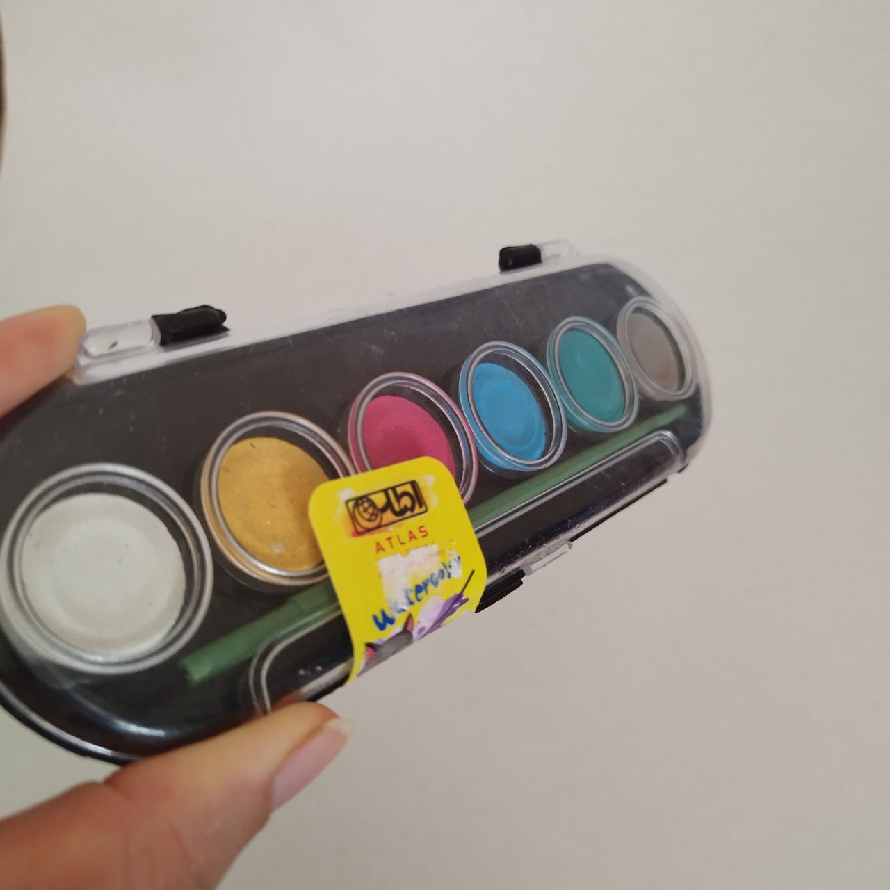 آبرنگ درجه یک شش رنگ اطلس(مناسب برای جوایز)