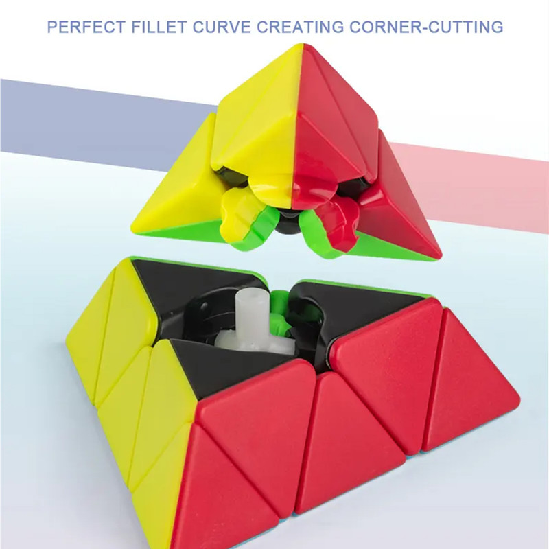 مکعب روبیک چی ای مدل هرم کای وای 33 QY Pyraminx Qiming S2