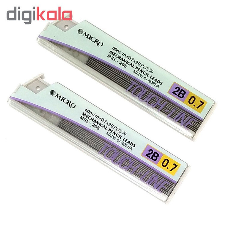 نوک مداد نوکی میکرو مدل Msl-205 قطر نوشتاری 0.7 میلی متر بسته 2 عددی