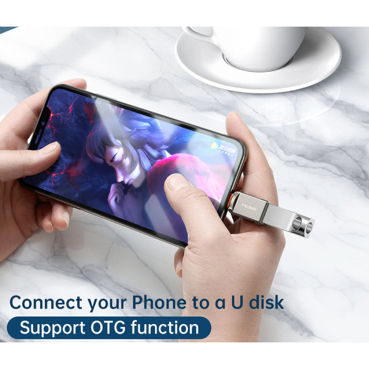 مبدل USB3.0 به لایتنینگ مکدودو مدل OT086