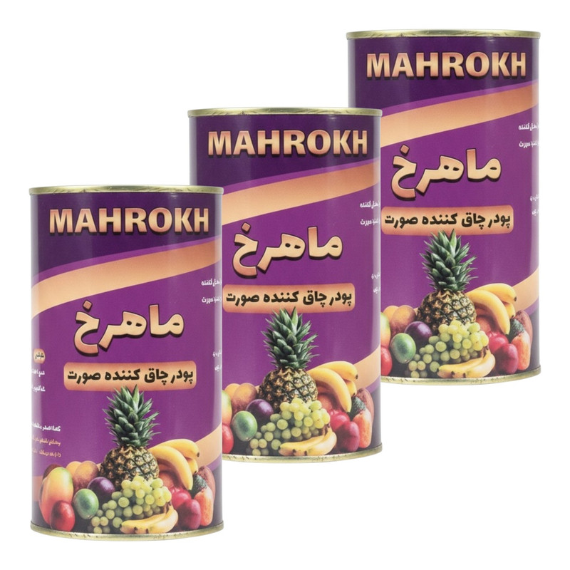 پودر چاق کننده صورت ماهرخ - 500 گرم بسته سه عددی