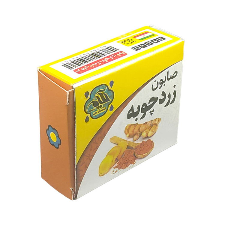 صابون شستشو گیاهستان حکیم مدل زردچوبه وزن 60 گرم