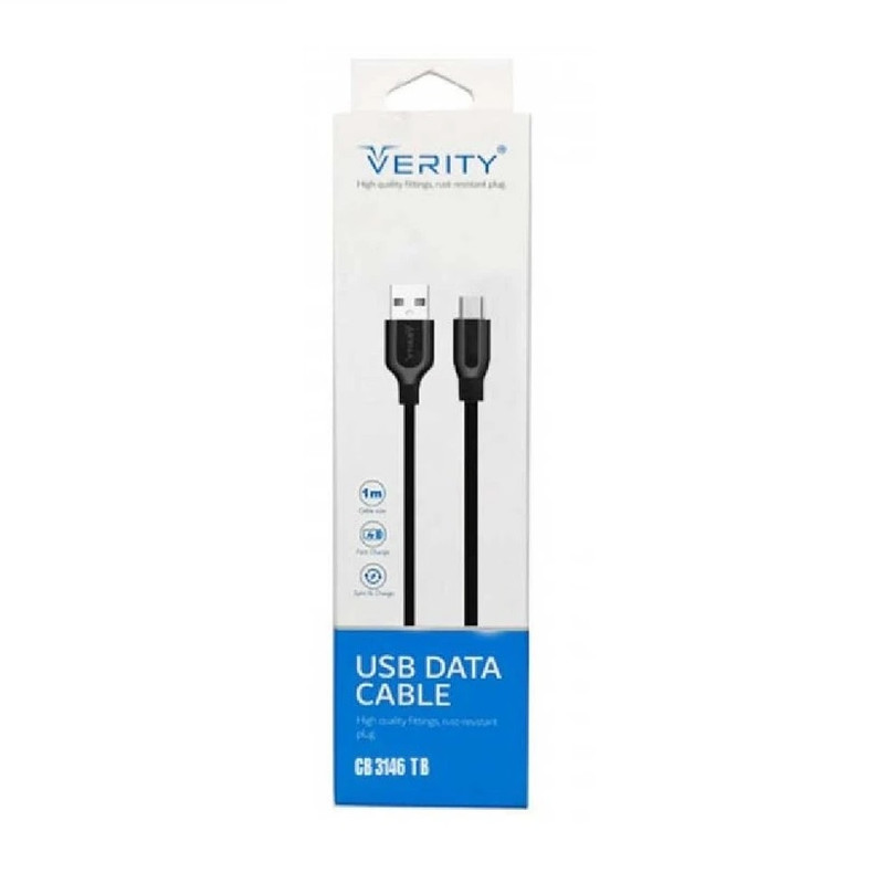 کابل تبدیل USB به USB-C وریتی مدل CB-3146 طول 1 متر