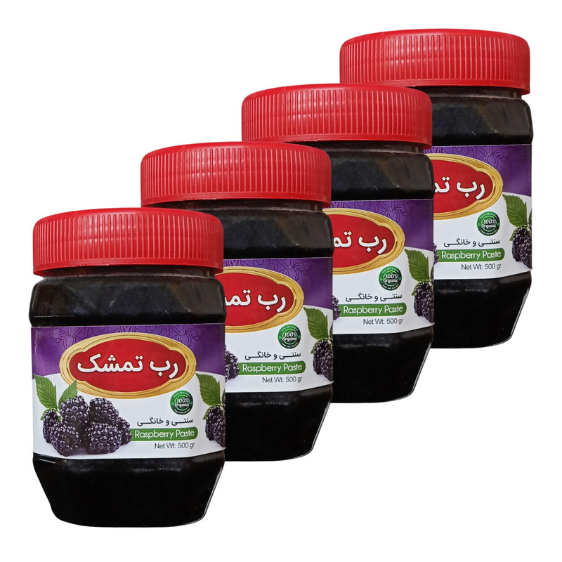 رب تمشک سنتی جالینوس - 450 گرم بسته 4 عددی