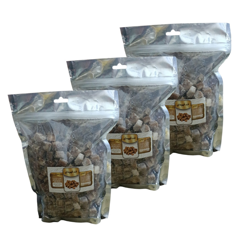 قند قهوه ای جالینوس  - 800 گرم بسته 3 عددی