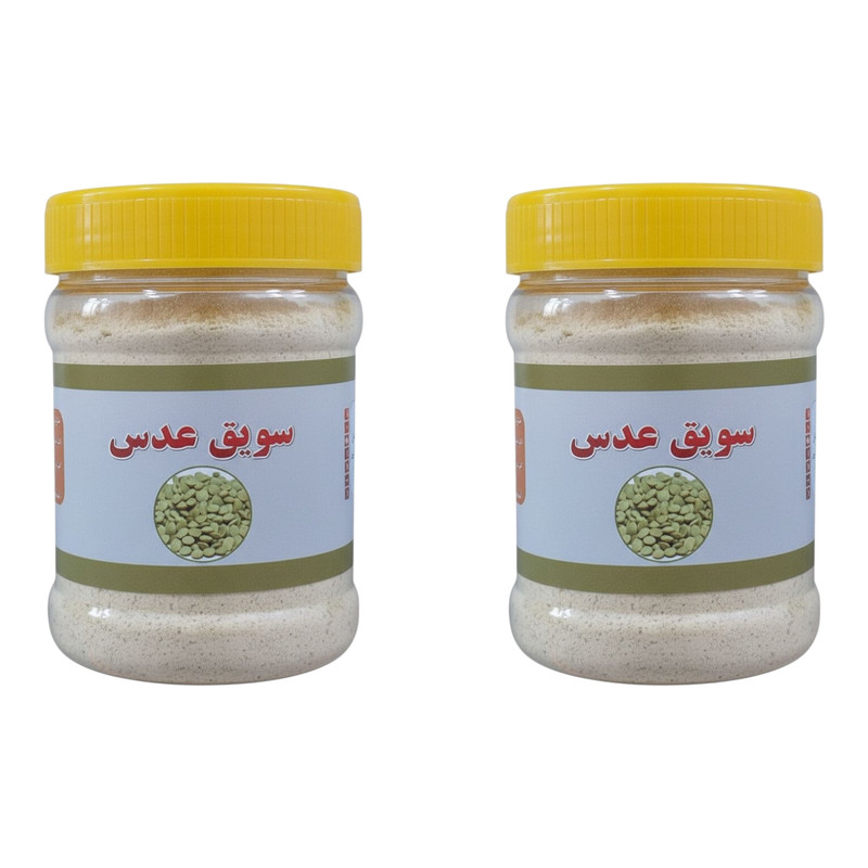 سویق عدس - ۲۵۰ گرم بسته دو عددی