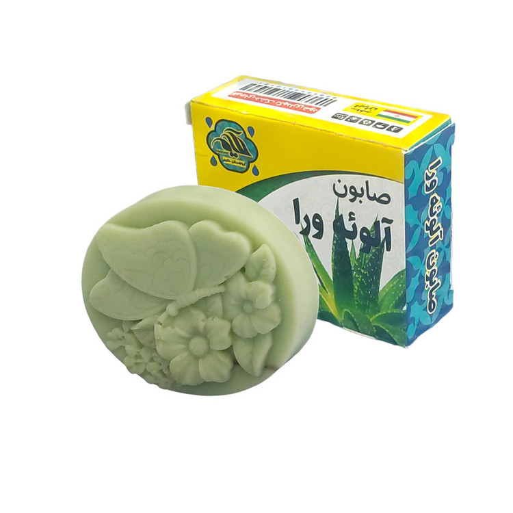 صابون شستشو گیاهستان حکیم مدل آلوئه ورا وزن 70 گرم بسته شش عددی