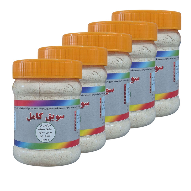 سویق کامل - ۲۵۰ گرم بسته پنج عددی