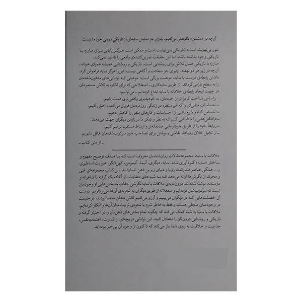کتاب ملاقات با سایه اثر کانی زوایگ و جرمی آبرامز ترجمه ساره سادات علوی نشر میلکان