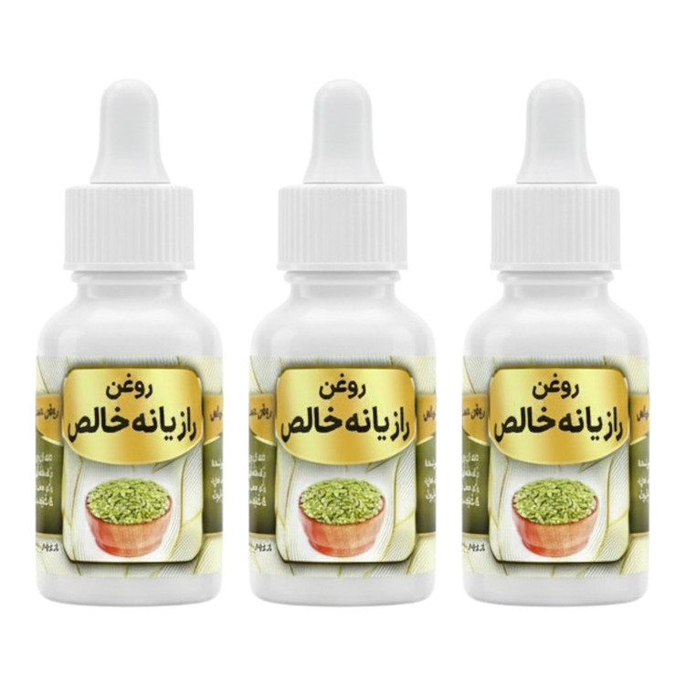 روغن رازیانه خالص کد 009 حجم 20 میلی لیتر بسته سه عددی