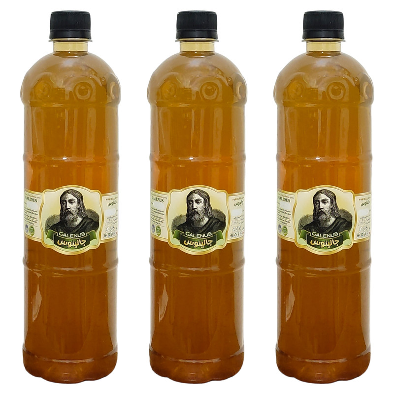 سرکه انگور طبیعی سنتی جالینوس - 1 لیتر بسته 3 عددی