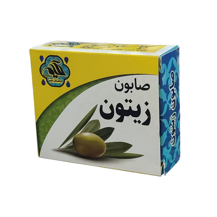 صابون شستشو گیاهستان حکیم مدل زیتون وزن 70 گرم بسته دو عددی
