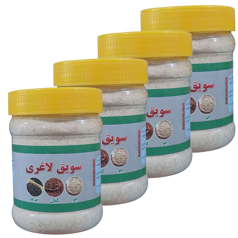 سویق لاغری - ۲۵۰ گرم بسته چهار عددی