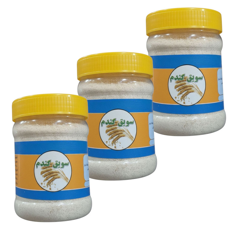 سویق گندم - 250 گرم بسته سه عددی