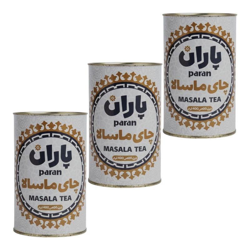 چای ماسالا قم پاران - 400 گرم بسته 3 عددی