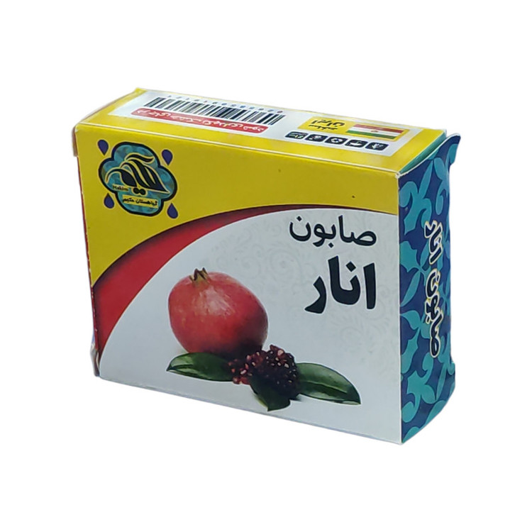 صابون شستشو گیاهستان حکیم مدل انار وزن 70 گرم بسته 4 عددی