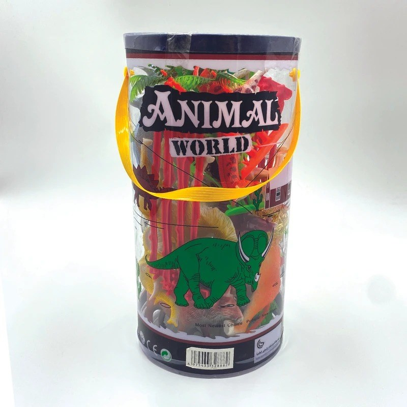 فیگور حیوانات قوطی استوانه ای ANIMALS WORLD
