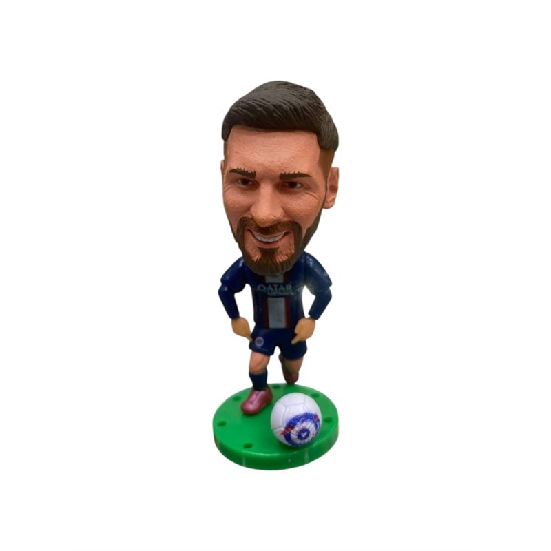 فیگور پایه دار فوتبالی طرح مسی با کیت پاریس انژرمن SOCCER WE