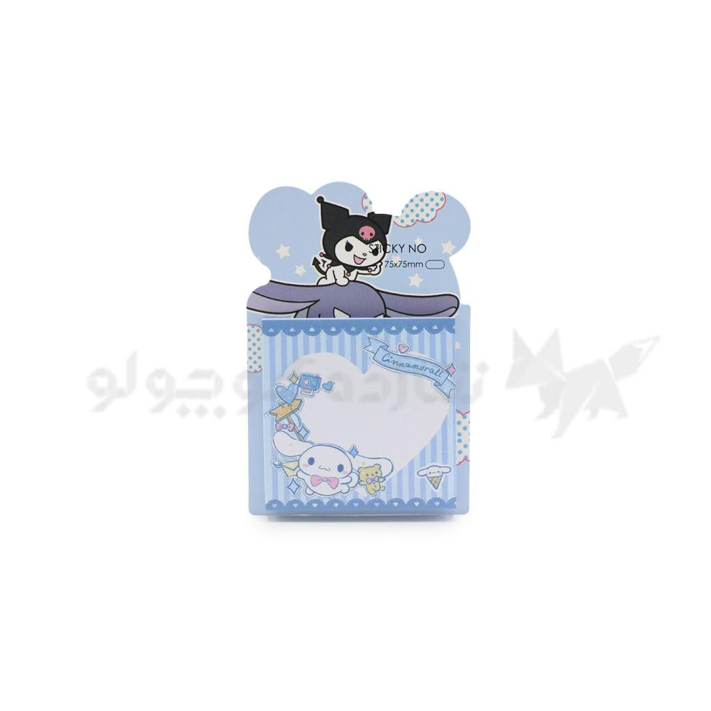 نوت استیک 65 برگ 75×75 طرح کرومی کد: BLT-2327