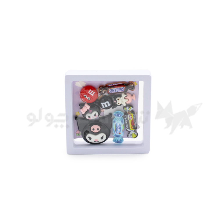استیکر برجسته 8 عددی طرح شکلات و کرومی کد: GP-2012