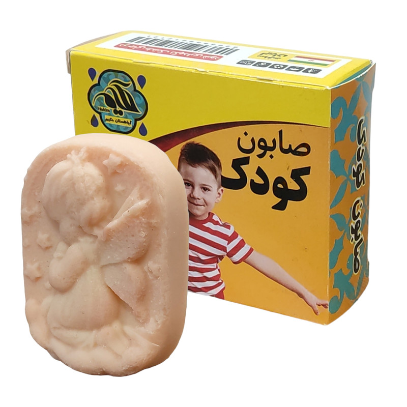 صابون کودک گیاهستان حکیم مدل روغن زیتون وزن 45 گرم بسته 4 عددی