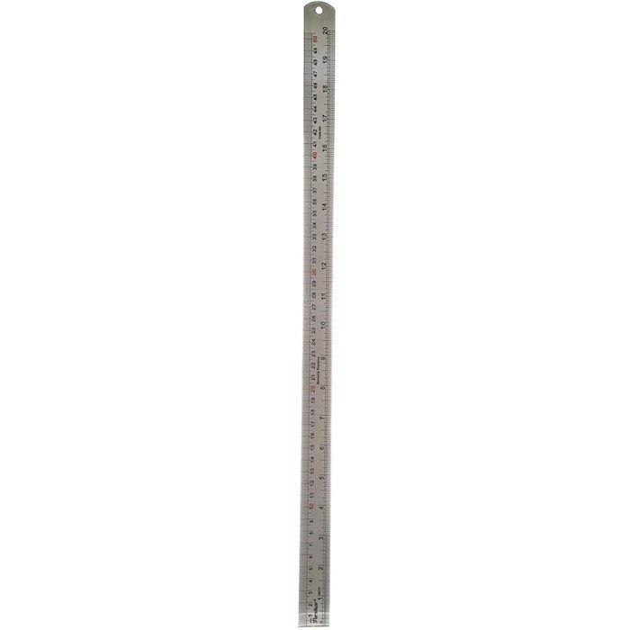 خط کش 50 سانت فلزی پارسیکار کد: JM1050