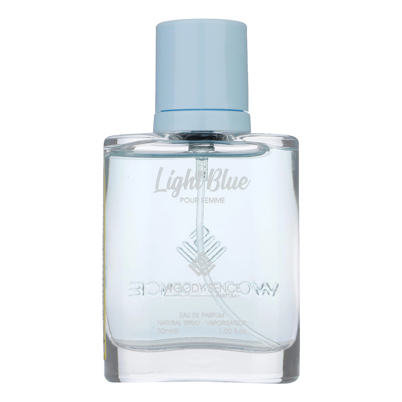 عطر جیبی زنانه وودی سنس مدل Light Blue حجم 30 میل