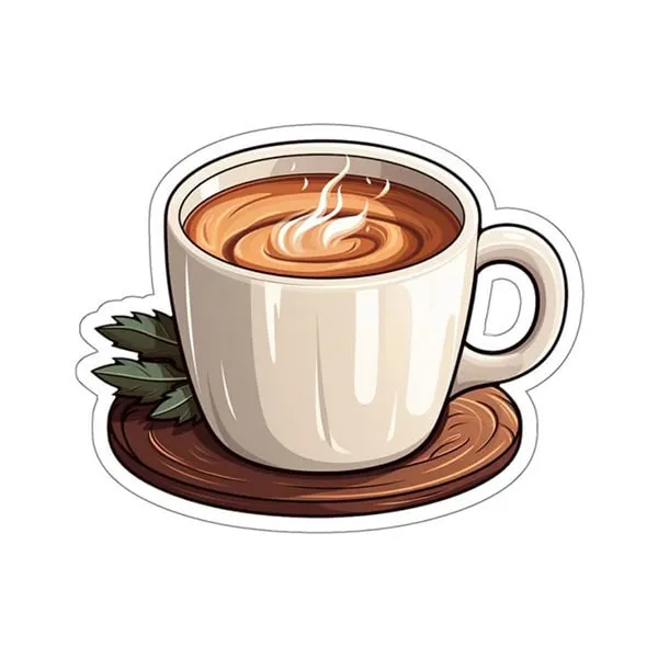 استیکر فنجان قهوه 01