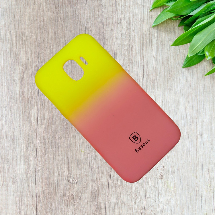 کاور باسئوس مدل 2color مناسب برای گوشی موبایل سامسونگ GALAXY Grand prime Pro / J2 Pro 2018 بسته 2 عددی