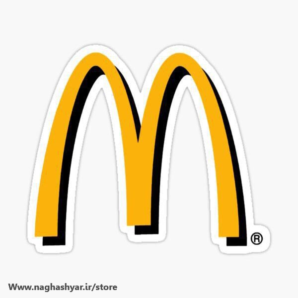 استیکر لوگو مک دونالد McDonald