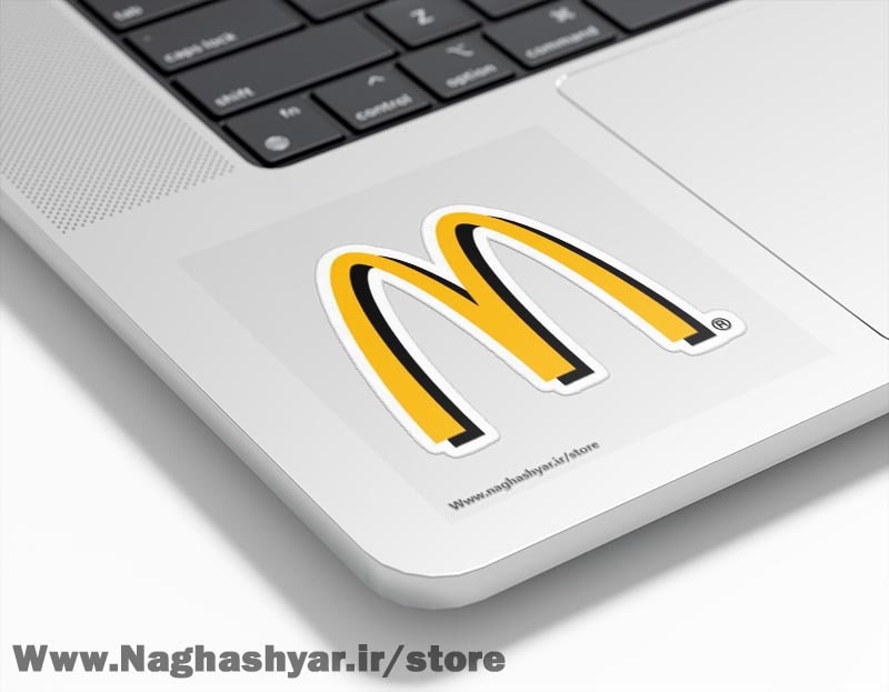 استیکر لوگو مک دونالد McDonald