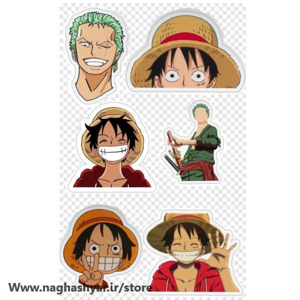 پک استیکر انیمه وان پیس _ One Piece