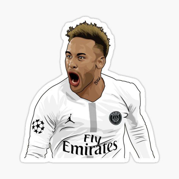 استیکر نیمار در psg