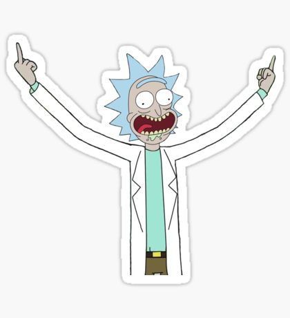 استیکر  Rick