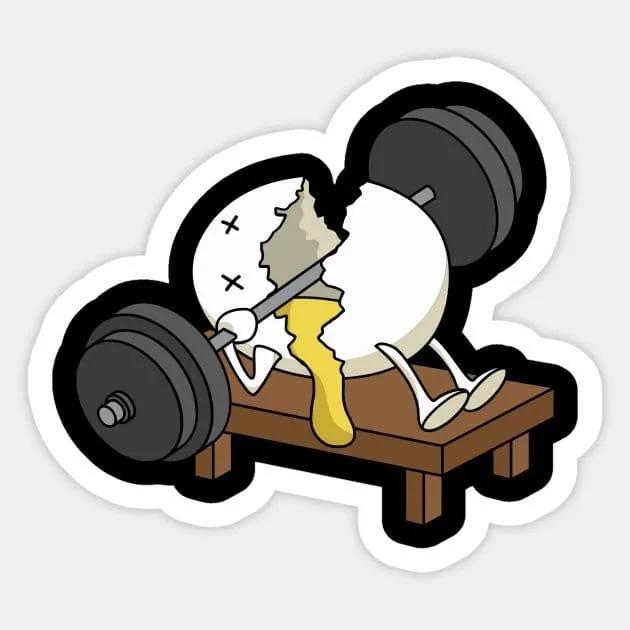 استیکر bodybuilding 01