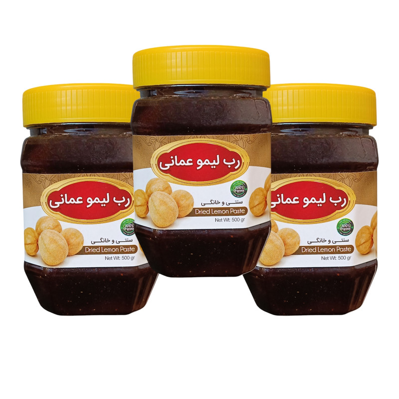رب لیمو عمانی سنتی جالینوس - 450 گرم بسته 3 عددی