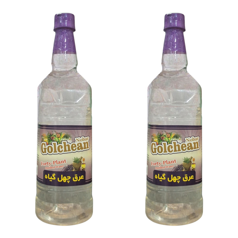 عرق ۴۰ گیاه گلچین نوبر ـ ۱ لیتر بسته دو عددی