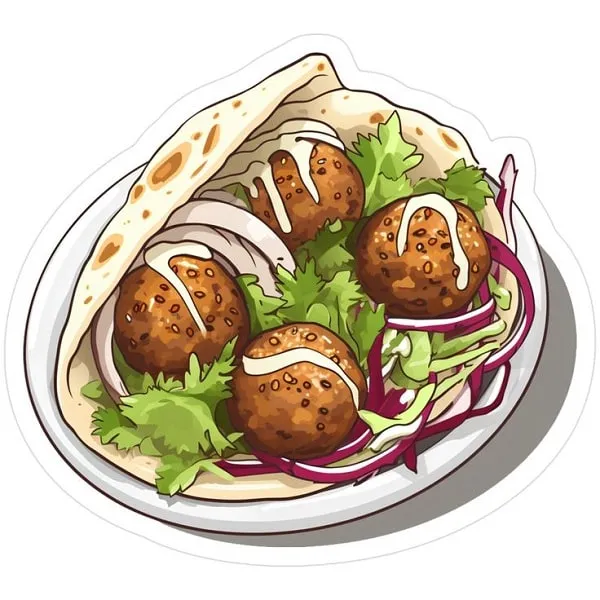 استیکر فلافل